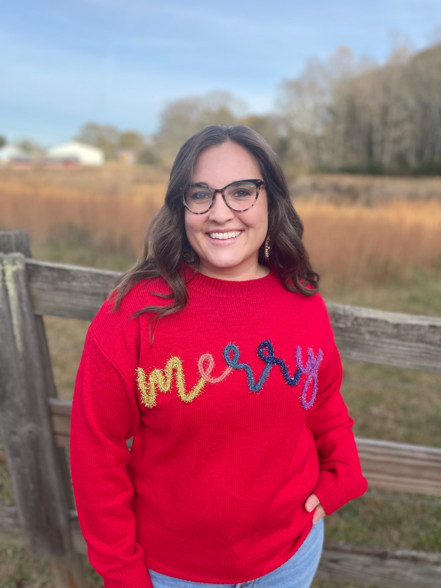 Merry Sparkle Pullover Sweater