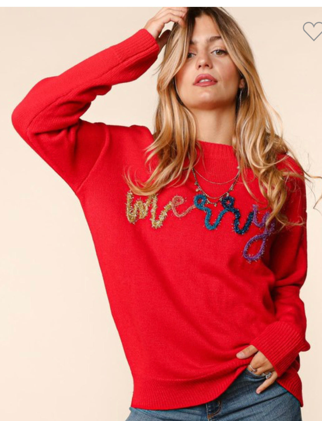 Merry Sparkle Pullover Sweater